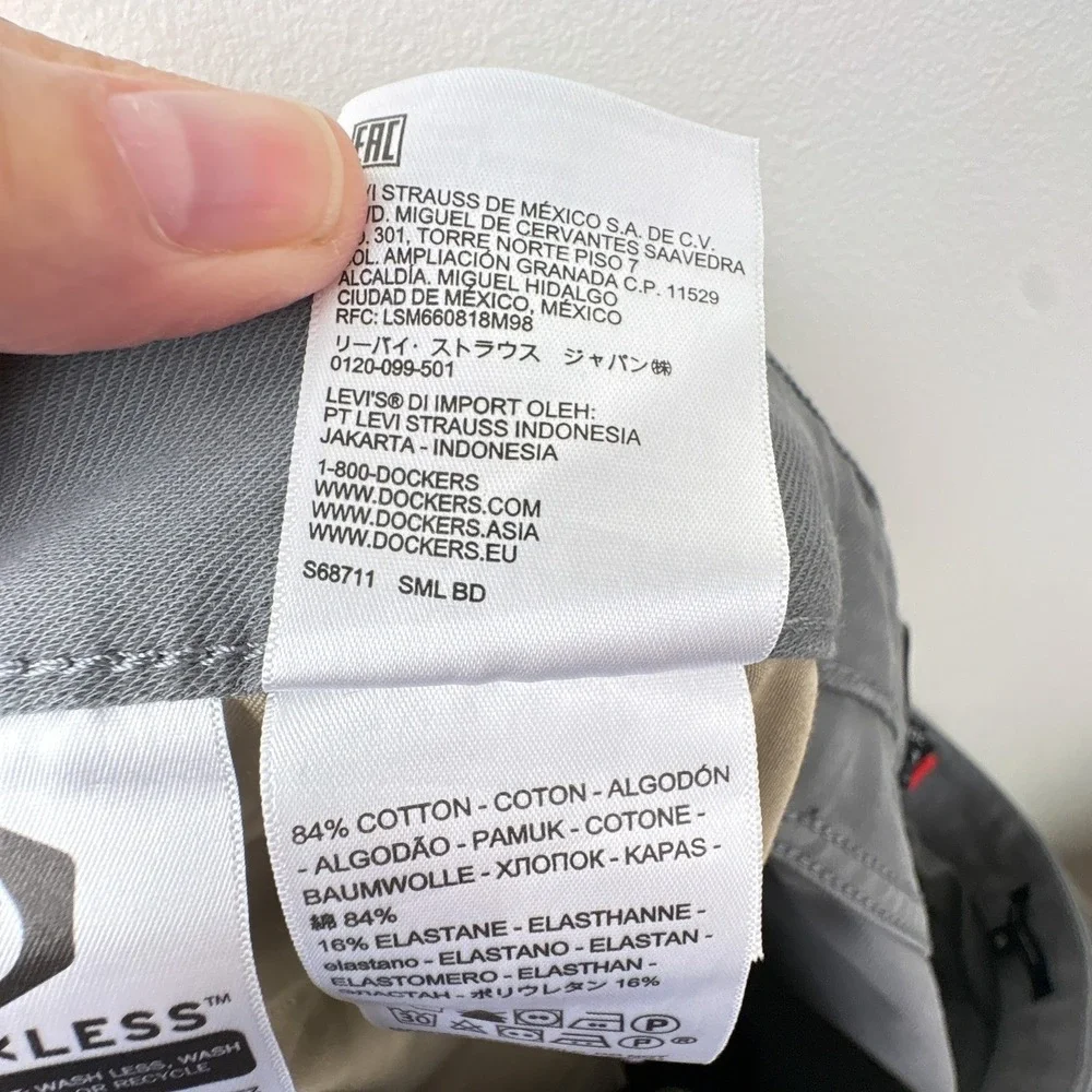 Dockers‎ Comfort Knit Jean Cut Pants Mens 36x29 Grey Straight Fit Smart 360 - Picture 12 of 13